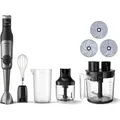 Produktbild: Philips Stabmixer 5000-Serie, 1200 W, Schneebesen, Zerkleinerer (HR2685/00) - Schwarz