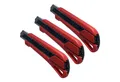 Produktbild: Würth Cuttermesser 3 x Würth 1K Cutter Messer mit Schieber 18mm, (Vorteilspack, 3-tlg)