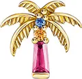 Produktbild: THOMAS SABO Single-Ohrstecker Festival Vibes: Einzelohrstecker Palme, mit Glas-Keramik Stein, Korund (synth), Zirkonia (synth)