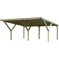 Produktbild: Doppelcarport WEKA, braun, B/H/T: 241cm x, Carports