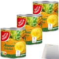 Produktbild: Gut&Günstig Ananas Scheiben in eigenem Saft 3er Pack (3x565g Dose) + usy Block