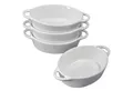 Produktbild: KVOTA Auflaufform 4-er Set oval 300ml MINI je 1 Portion, Keramik, Hochwertige Keramik
