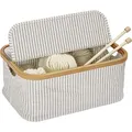 Produktbild: Prym Foldable Sewing Basket, Grey, 38 x 26 x 16 cm
