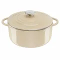 Produktbild: Tefal Lov Kochtopf Gusseisentopf Topf Schmortopf Induktion Gusseisen Beige Ø25cm