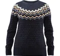Produktbild: Fjällräven Damen Övik Knit Sweatshirt, per pack Blau (Dark Navy 555), X-Large (Herstellergröße: XL)