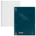 Produktbild: BRUNNEN Collegeblock Student denim Lineatur 28 kariert DIN A4 Innen- und...