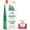 Produktbild: BRIT CARE Hypoallergenes Senior Lamm 12kg + Brit Care Snack Immunity 150g