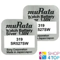 Produktbild: 2 MURATA 319 SR527SW batteries Silberoxid 1.55V sony Uhr Haltbar Bis 2024 11