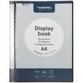 Produktbild: Europel Sichtbuch mit Vordertasche DIN A4 10 Hüllen Schwarz - 10 Stück