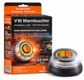 Produktbild: Safeglow® Warnleuchte V16 Notlicht 2026 IDIADA Zulassung Nr. PC21020060 - Warndreieck - Pannendreieck - EU Zulassung - für Auto & Motorrad