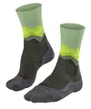 Produktbild: FALKE Damen Wandersocken TK2 Explore W So Wolle Funktionsmaterial antiblasen dick 1 Paar, Grün Herb 7754 Crest-O, 35-36