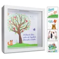 Produktbild: Spardose - Motiv Lebensbaum I Geschenk für Taufe Kommunion Konfirmation Jugen...