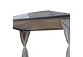 Produktbild: Leco Sonnensegel Sonnenschutzsegel Sonnenschutz lichtgrau für PROFI-Pavillon 3,65x3 m *, (1-tlg), 100% Polyester, ca. 180g/m² lichtgrau, Schnapphaken verzinkt