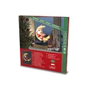 Produktbild: Konstsmide LED Fensterbild, Weihnachtsmann im Mond, 20 warm weiße Dioden, 230V, Innen, weißes Kabel - 2860-010