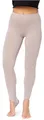 Produktbild: Bellivalini Damen Thermo Leggings Gefüttert mit Fußschlaufe für Winter Warme Apre Ski BLV50-321 (Caffelatte, XXL)