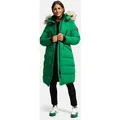 Produktbild: Marikoo Damen Winterjacke – Schneesternchen, lang mit Kapuze & Fellkragen