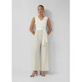 Produktbild: s.Oliver Jumpsuit Overall Ärmelloser Jumpsuit mit Bindegürtel beige|bunt 4XL (48)