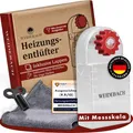 Produktbild: ® Heizungsentlüftungsschlüssel mit Auffangbehälter 140ml Heizungsentlüfter in...