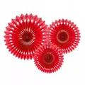 Produktbild: 5902230749870 Rozety Party Deco Classic 20-30 cm czerwone 3 szt. PartyDeco