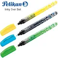 Produktbild: Pelikan Tintenschreiber inky Neon 3er-Set 0,5mm Neon Blau/Gelb/Grün Pelikan Shop
