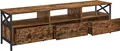Produktbild: VASAGLE Lowboard TV-Schrank, 3 Schubladen, Breite 178cm, Stahlgestell