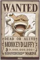 Produktbild: One Piece - Wanted Luffy Wano - 91,5x61cm Poster