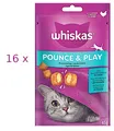 Produktbild: Whiskas Snack Pounce & Play mit Huhn (€ 46,74 /kg) mit Taurin: 16 Beutel x 45 g