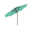 Produktbild: paramondo paramadera Sonnenschirm Holz-Sonnenschirm Knickbar Rund ø 3 m Gartenschirm Höhenverstellbar Maststärke 48 mm Minze