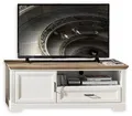 Produktbild: Innostyle TV-Board TV Lowboard JASMIN 143 cm Pinie weiß Nachbildung
