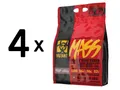 Produktbild: 4 x Mutant Mutant Mass, Chocolate Fudge Brownie - 6800g (14,34 EUR/kg)