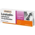 Produktbild: Loratadin-ratiopharm 10 mg Tabletten 20 St