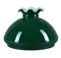 Produktbild: Home4Living Lampenschirm Petroleumglas rund Ø 189mm Lampenglas Ersatzglas Rüschenrand, Dekorativ