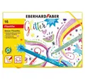 Produktbild: Eberhard Faber Filzstift Fasermaler Glitzer 16er Geschenkbox Wasserbasis-auswaschbar