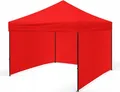 Produktbild: BDW Pavillon, Zelt, Partyzelt für Garten, Terasse, Messe - Pavillon, Rot
