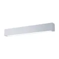 Produktbild: Moderne Badezimmer-Wandleuchte über dem Spiegel, weiß linear, 63 cm, farbverände