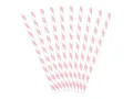 Produktbild: Papierstrohhalme 10er Set 19cm Trinkhalme Einweg Cocktail Strohhalme Getränke Deko Partyzubehör