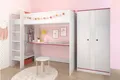 Produktbild: Parisot Jugendzimmer-Set Hochbett Smoozy 4a + 4b Parisot 90*200 cm weiß mit Schrank