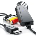 Produktbild: Aplic USB 2.0 Audio/Video Videokonverter High Speed Videograbber Quellen VCR VHS