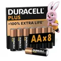 Produktbild: Duracell Plus Batterien AA, 8 Stück, langlebige Power
