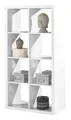 Produktbild: Regal Bücherregal Raumteiler Bücherschrank Würfelregal Standregal STYLE-5 Weiß
