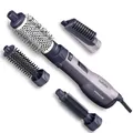 Produktbild: BaByliss Multistyle 1200W Warmluftbürste – Anti-Frizz Ionen-Technologie, Keramikbeschichtung, 4 Aufsätze, Multi-Föhnbürste, Schwarz, AS121E