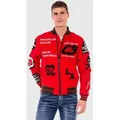 Produktbild: Cipo & Baxx Outdoorjacke Jacke mit coolen Stickereien rot XL (56/58)