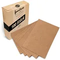 Produktbild: blanko Postkarten, KraftpapierKarten Set 100 Stück zum Selbstgestalten, besc...