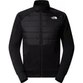 Produktbild: The North Face M Reaxion 2.0 Fleece Hybrid Fu Ks7-Tnf Black Heather Ks7-Tnf Black Heather M - Schwarz - M