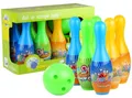 Produktbild: Leantoys Bowling Set 6 Bowling Pins + Bowling Ball Sportspiel