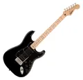 Produktbild: Squier by Fender Sonic Stratocaster Black MN Einsteiger E-Gitarre HSS