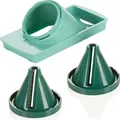Produktbild: Genius Nicer Dicer Julietti (3 Teile) in Mintgrün Gemüse - Spaghetti Julienne Spirale; A33751