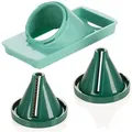 Produktbild: Genius Gemüseschneider Nicer Julietti 3 Teile, Zubehör-Set für den Nicer Dicer grün