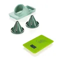 Produktbild: Genius Nicer Julietti, Set 3tlg. Spiralschneider Zerkleinerer Mint 33751 + Waage