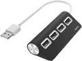 Produktbild: HAMA 4 Ports, USB-Hub, Schwarz